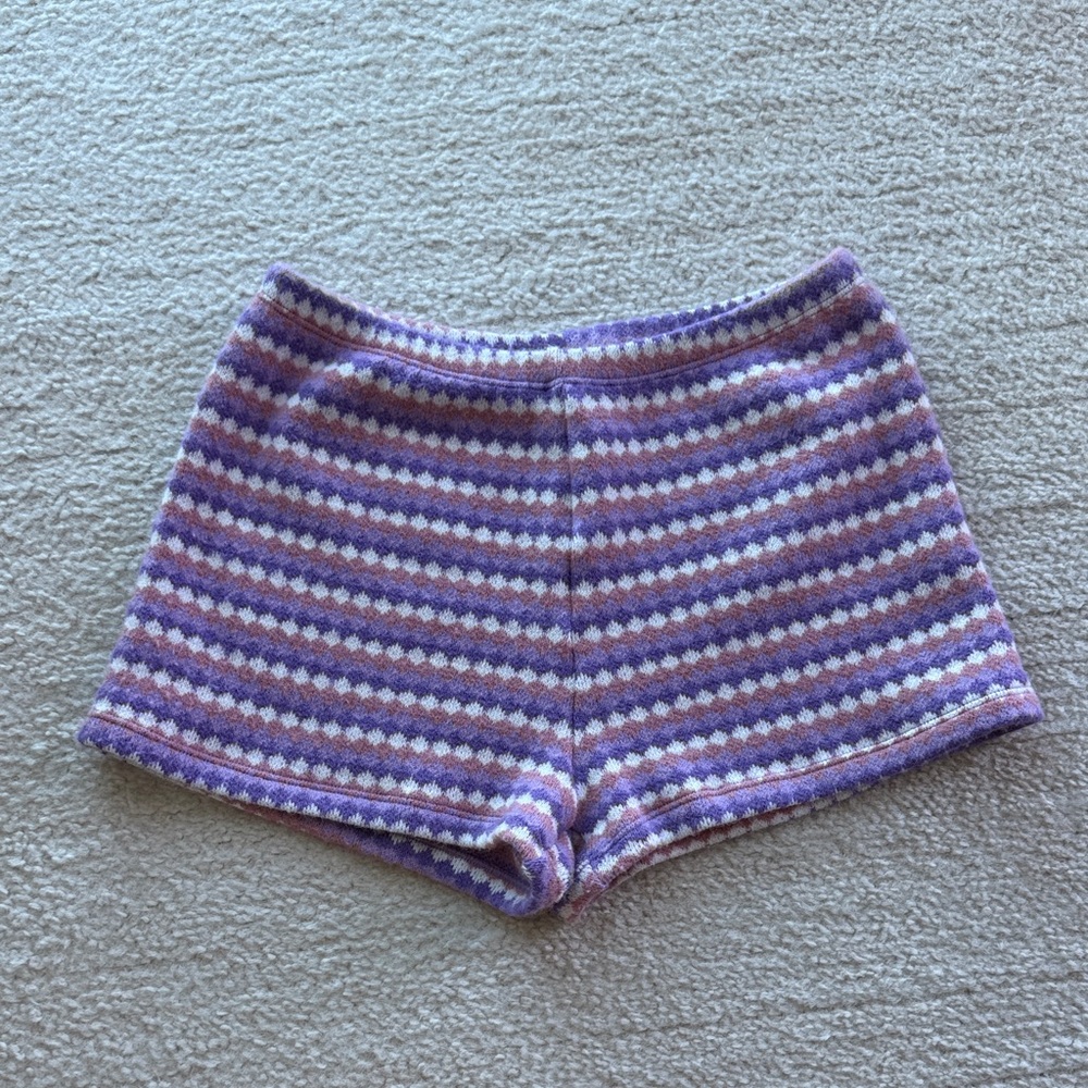 Strawberry Milk Mob Periwinkle Shorts